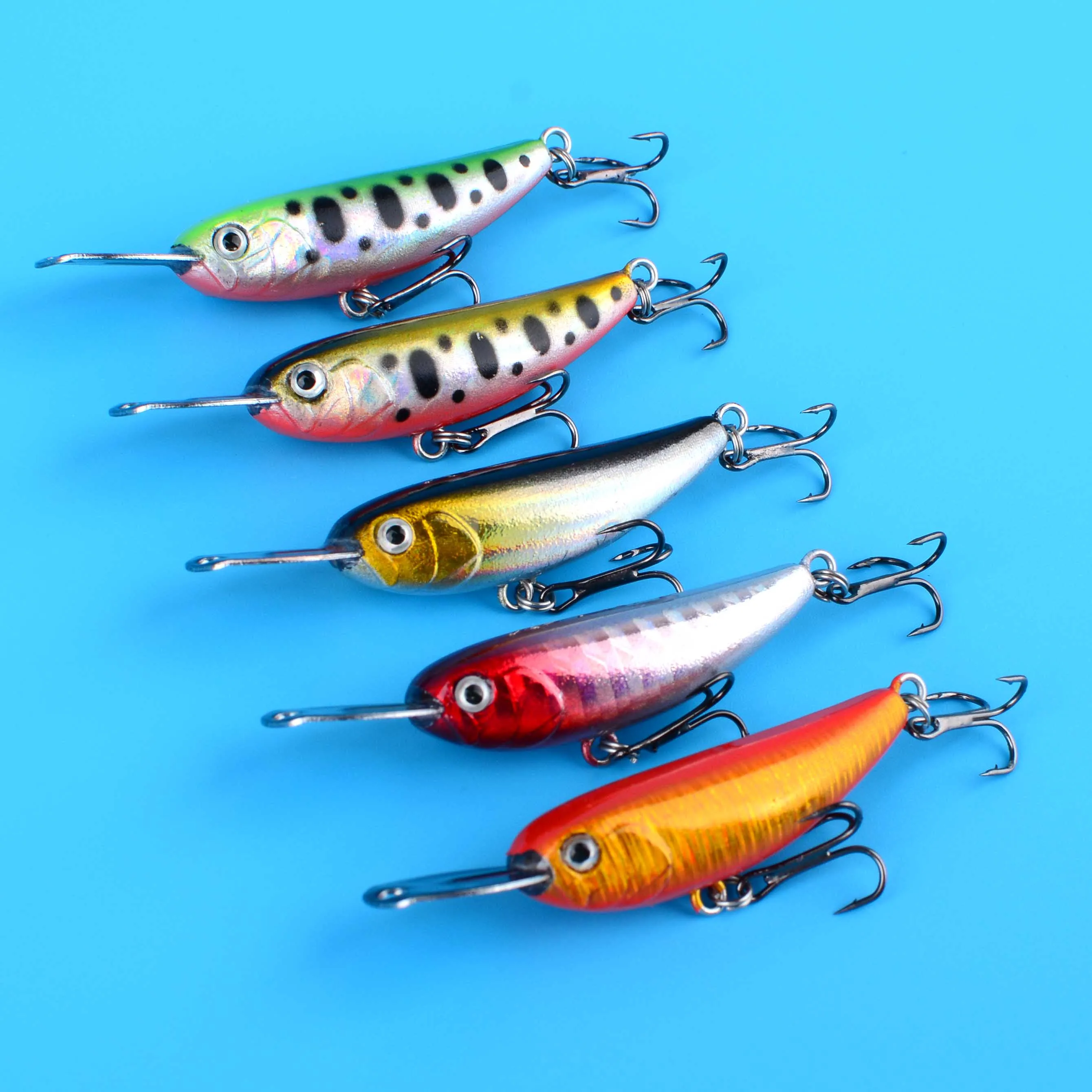 Jerkbait perca – Señuelos de pececillo hundibles - imagen 5