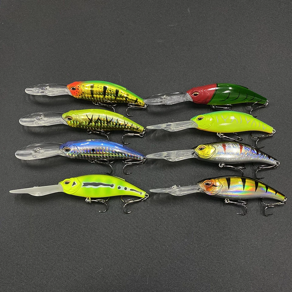 Cebo de Pesca de pececillos, cebo duro flotante japonés, Swimfaker Wobbler, Isca, trucha Artificial, perca, 85MM/17,5G - imagen 4