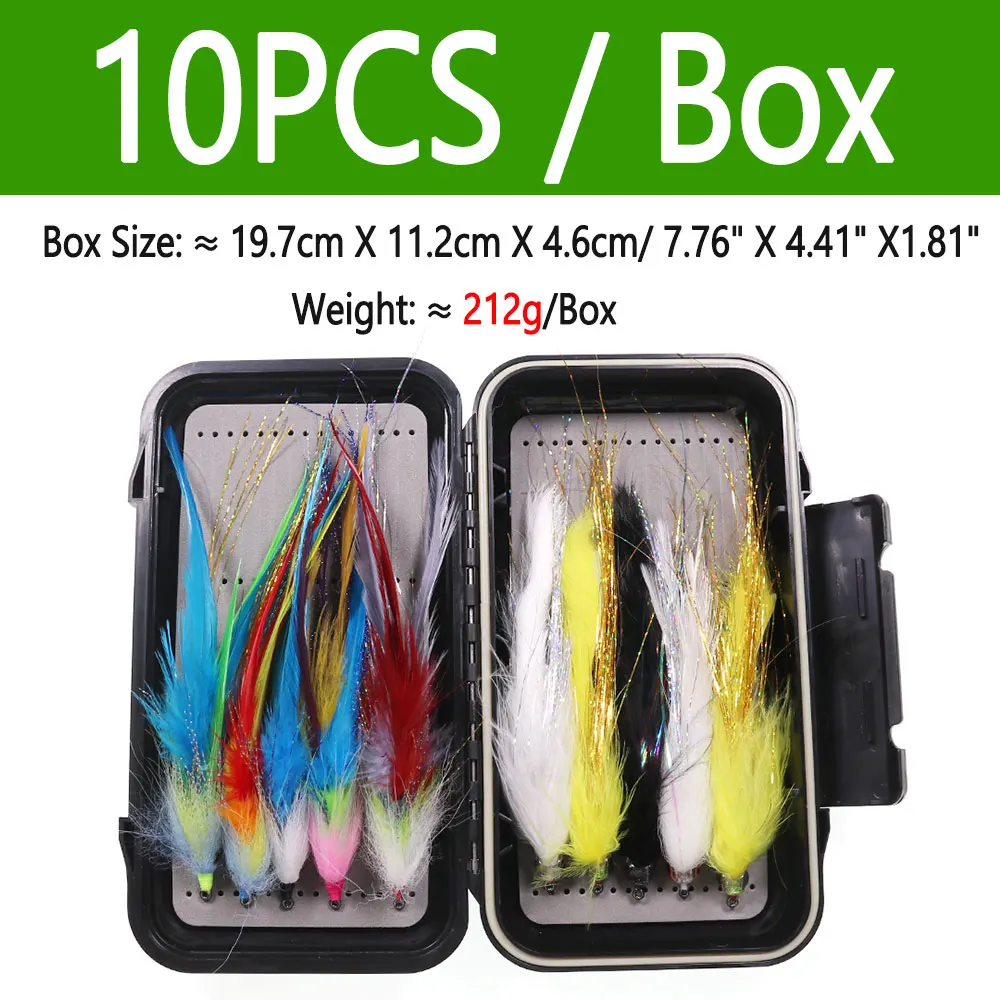 10pcs Flies Set