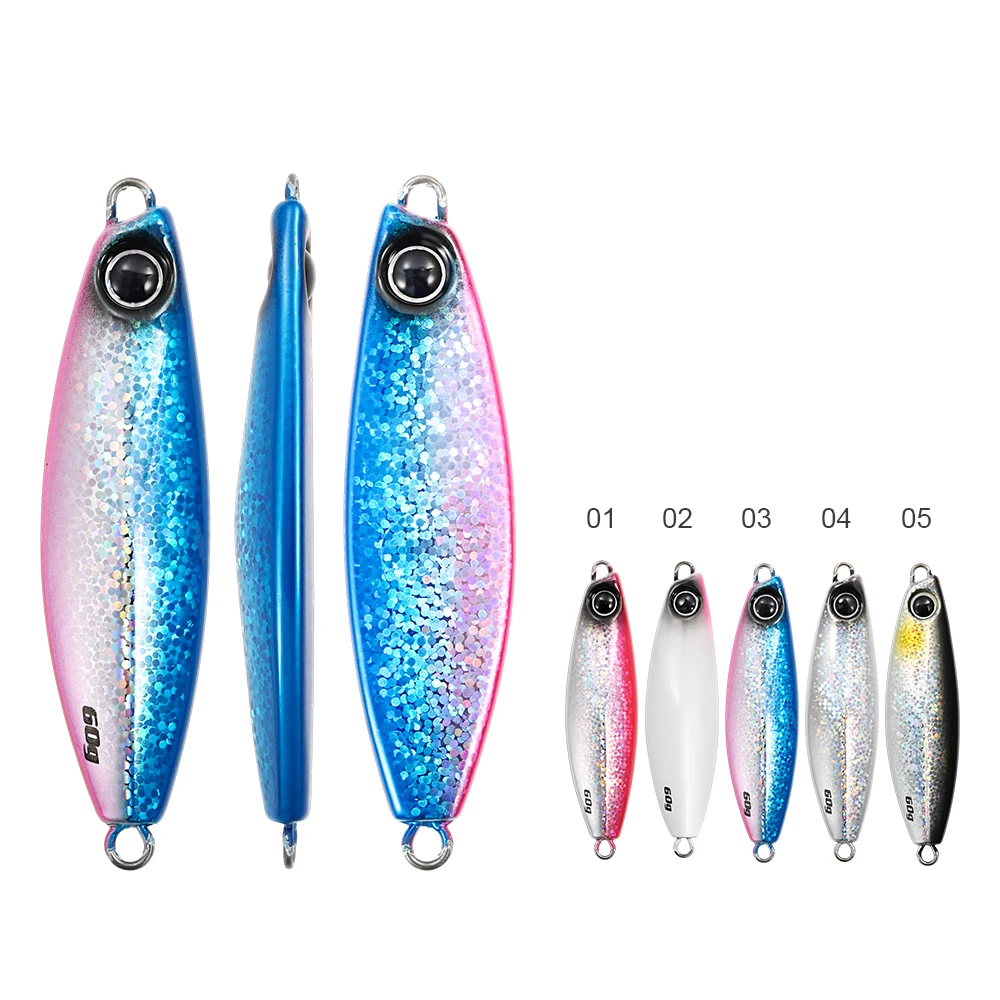 JIGGING PRO Señuelo metálico acción lenta para lubina en agua salada - imagen 4