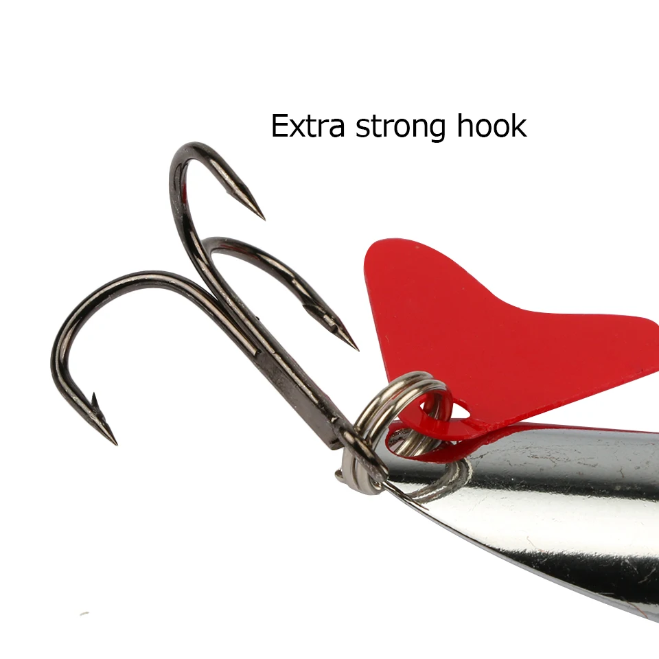 Goture-señuelo de pesca de Metal, cuchara giratoria, cebo duro Artificial para carpa y trucha, 5g, 7g, 10g, 14g, 21g, 28g, 1 ud. - imagen 4