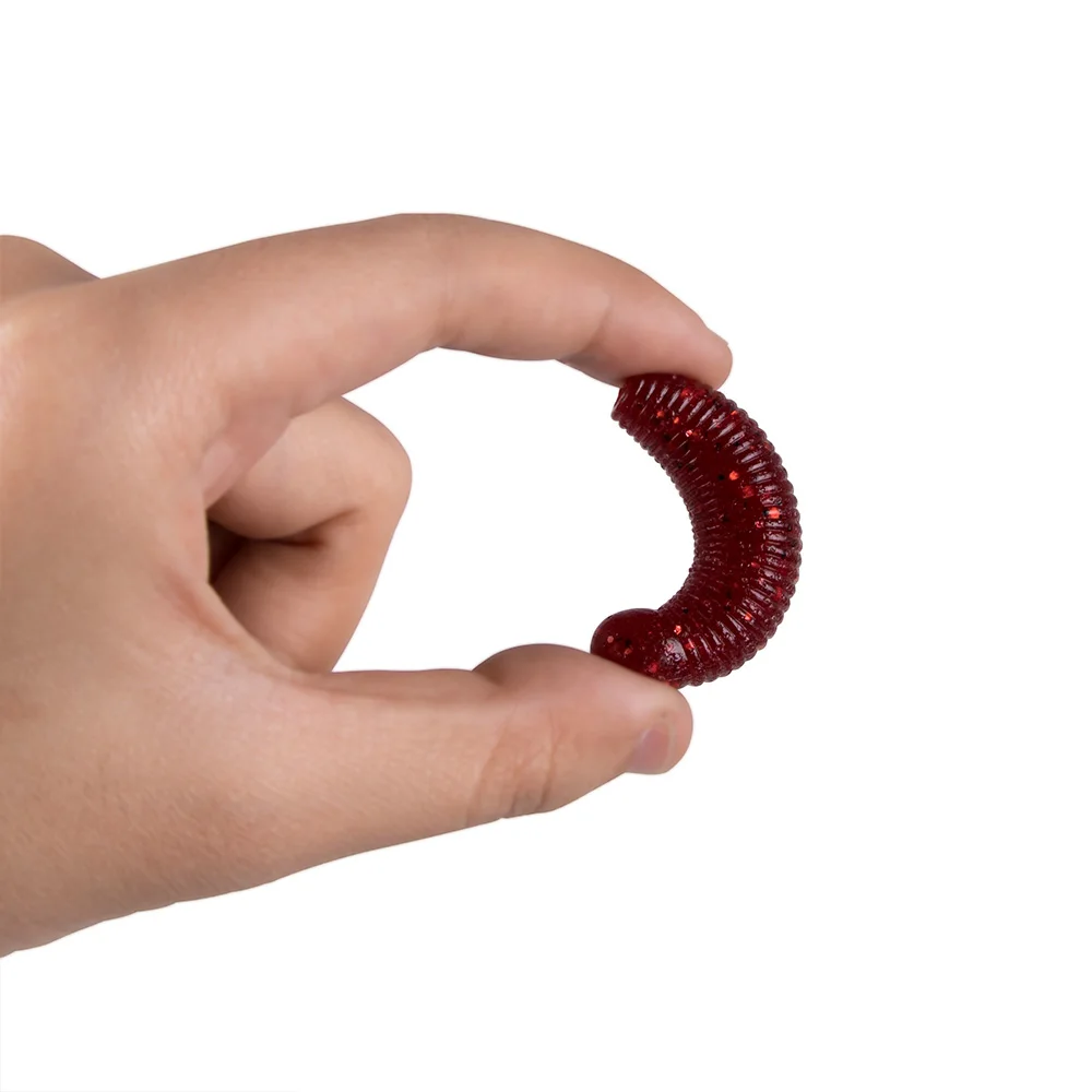 Señuelo de plástico blando de hundimiento lento para pesca, cebo Jigging de gusano para aparejo de Ned, aparejo loco, aparejo de delicadeza, pez gato, perca, lubina, 8/10 piezas - imagen 3