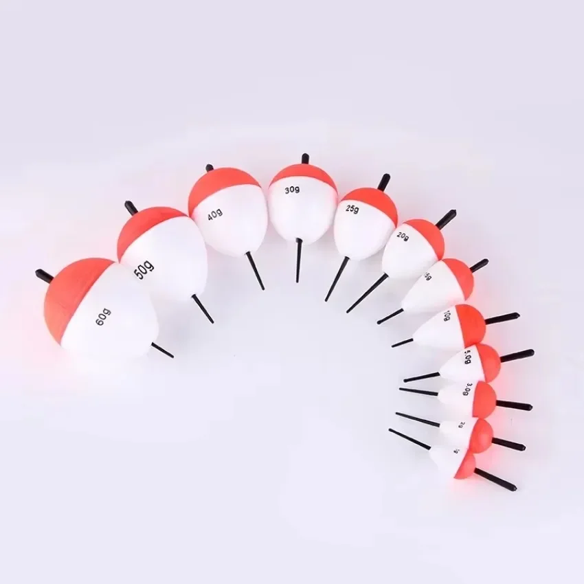 10 Uds flotador de pesca flotadores de espuma para peces deriva de gran barriga deriva de fundición larga 1g/2g/3g/5g/10g boya Flotador herramienta de pesca - imagen 2