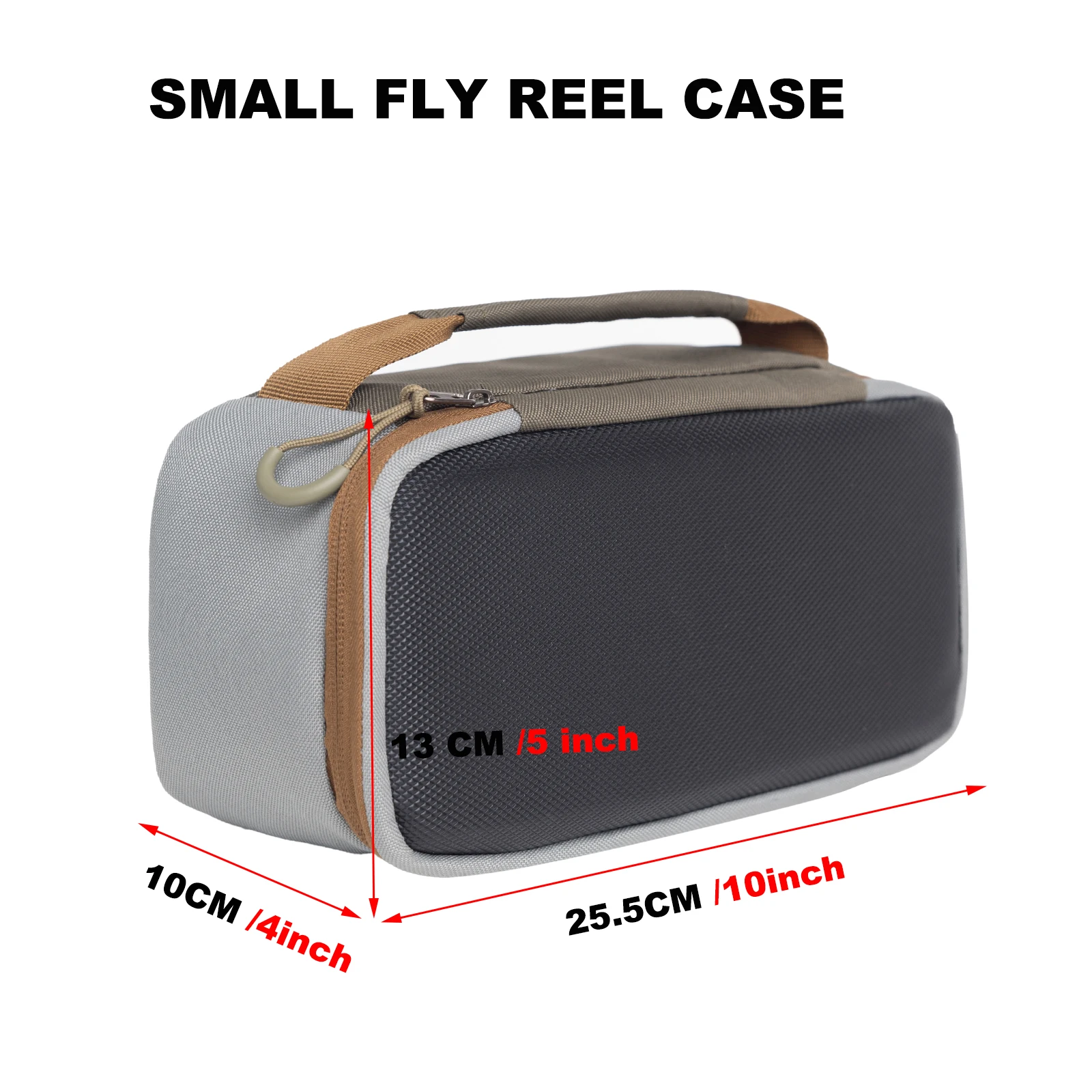 Kylebooker Estuche pequeño para carretes de pesca con mosca, organizador de aparejos portátil, bolsa de viaje para carretes con mosca - imagen 5