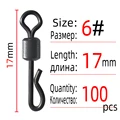 100pcs Size 6