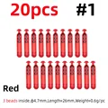 20pcs red size 1