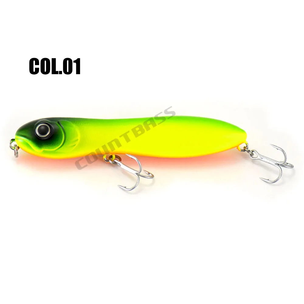 Countbass-cebos duros Topwater, 100mm, 3-15/16 ", 15,6g, 35/64 oz, señuelo de pescador, caminar al perro para pescar, enchufe Popper - imagen 5