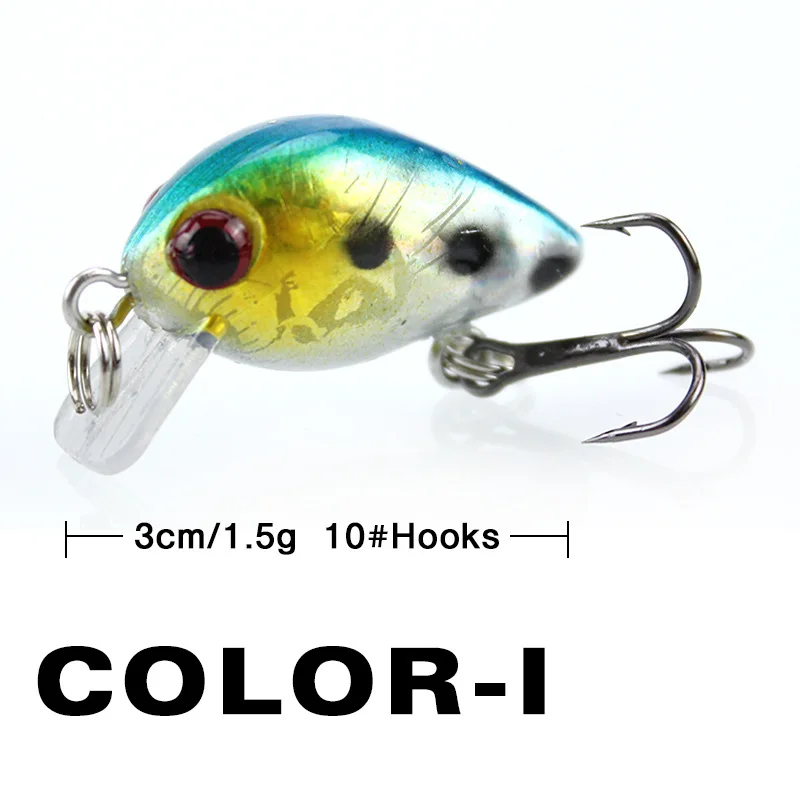 Señuelo Swimbait Mini Pez 3cm para Spinning y Jigging - imagen 2
