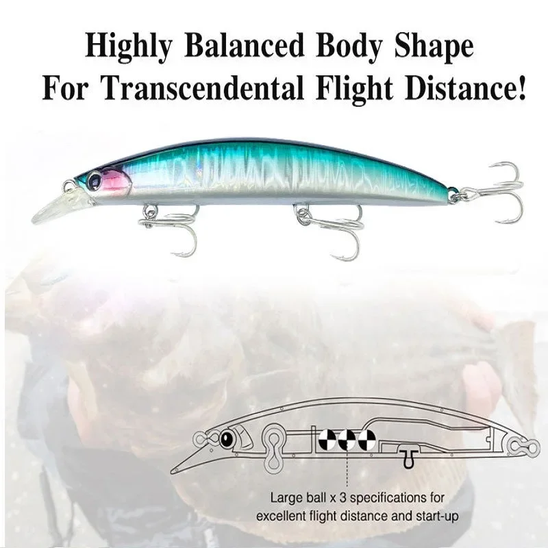 Crankbait-señuelo de pesca de pececillos, cebo duro flotante de 130mm/25g, cebo Artificial, Wobblers, aparejos de pesca de carpa para nadar, 1 piezas - imagen 3