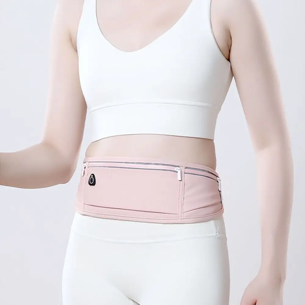Riñonera multifunción impermeable para correr, riñonera deportiva Invisible y transpirable, riñonera ligera con tira reflectante para mujer - imagen 2