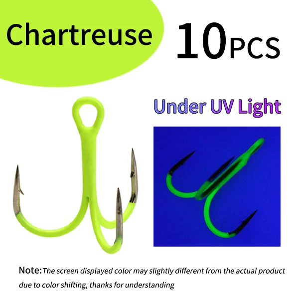 10pcs UV Chartreuse