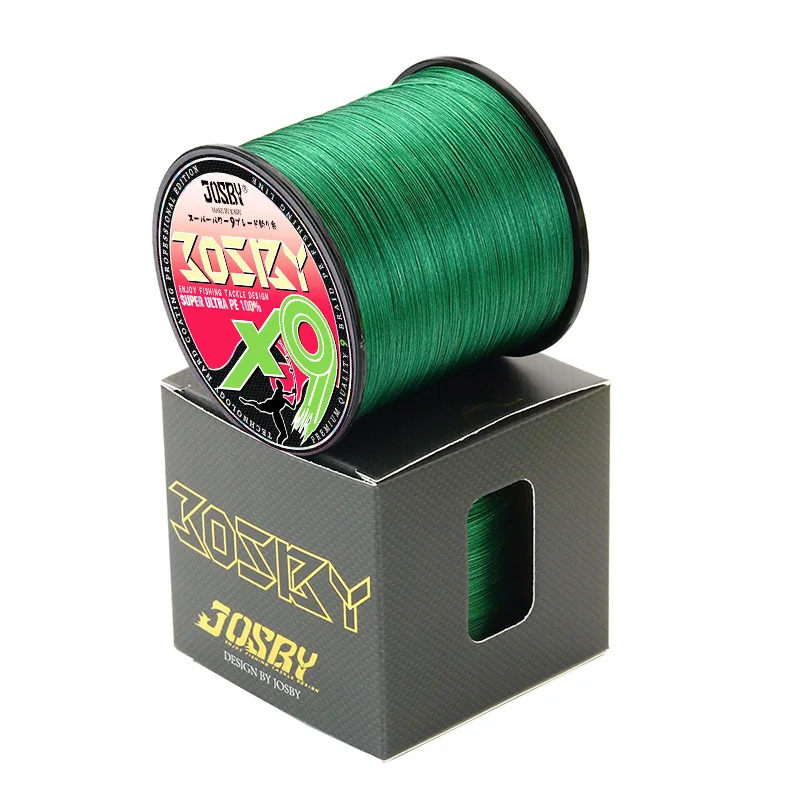 JOSBY-sedal de pesca trenzado de 9 hebras y 8, multifilamento japonés, superfuerte, mosca TRESS - imagen 3