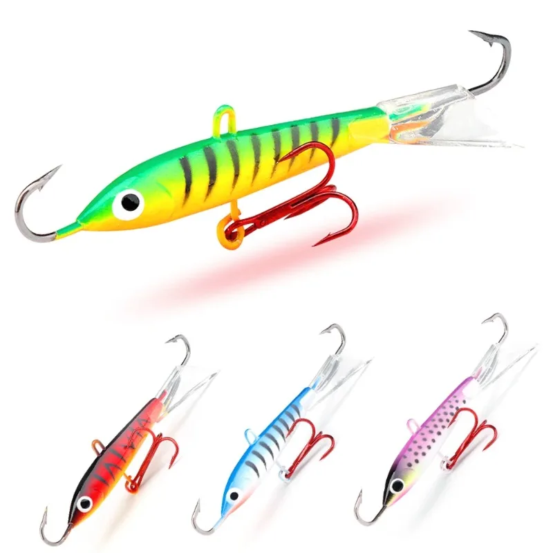 Señuelos tipo gotero para pesca en hielo, gran equilibrio, 8,8 cm/18g, señuelos falsos de Metal, Mini señuelos de peces de plomo artificiales, cebo específico para trucha, 1 Uds. - imagen 3
