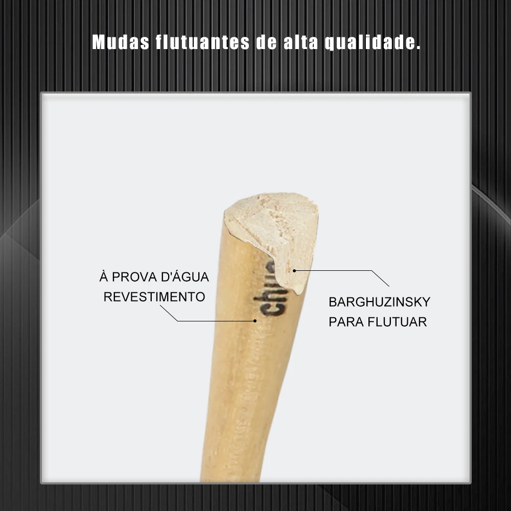 FTK-flotador de pesca de tamaño 4g/5g, aparejos de boya Vertical, 10 unids/set - imagen 3