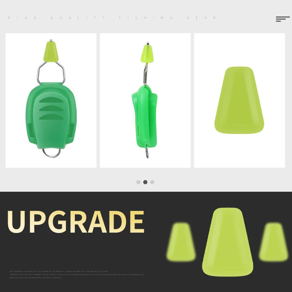 Carrete de pesca Baitcasting actualizado, soporte de sedal, hebilla, tapón, Clip, accesorios para peces, hebilla de parada, ligero para exteriores, 10 Uds. - imagen 5