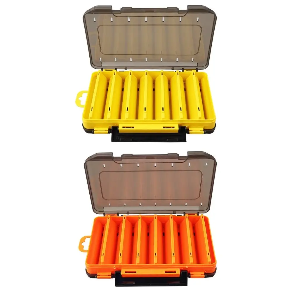Caja de aparejos de pesca de polipropileno, 6 colores, caja de herramientas de cebo suave de doble cara, 14 compartimentos, cajas para anzuelos, accesorios de pesca - imagen 5