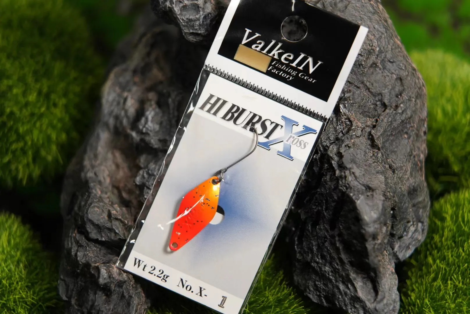 VALKEIN-Cebo japonés HI BURST X-ROSS, 2,2g, trucha, hojalata, lentejuelas - imagen 3
