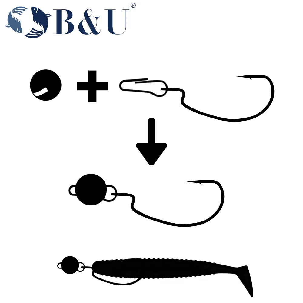 Jig Head Cheburashka tungsteno B&U Swing – Vinilo - imagen 5