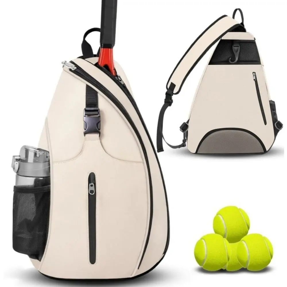 Mochila para raquetas de Pickleball con cierre de cremallera, bolsa de transporte para raqueta de tenis Reversible de gran capacidad, fuerte y duradera - imagen 5