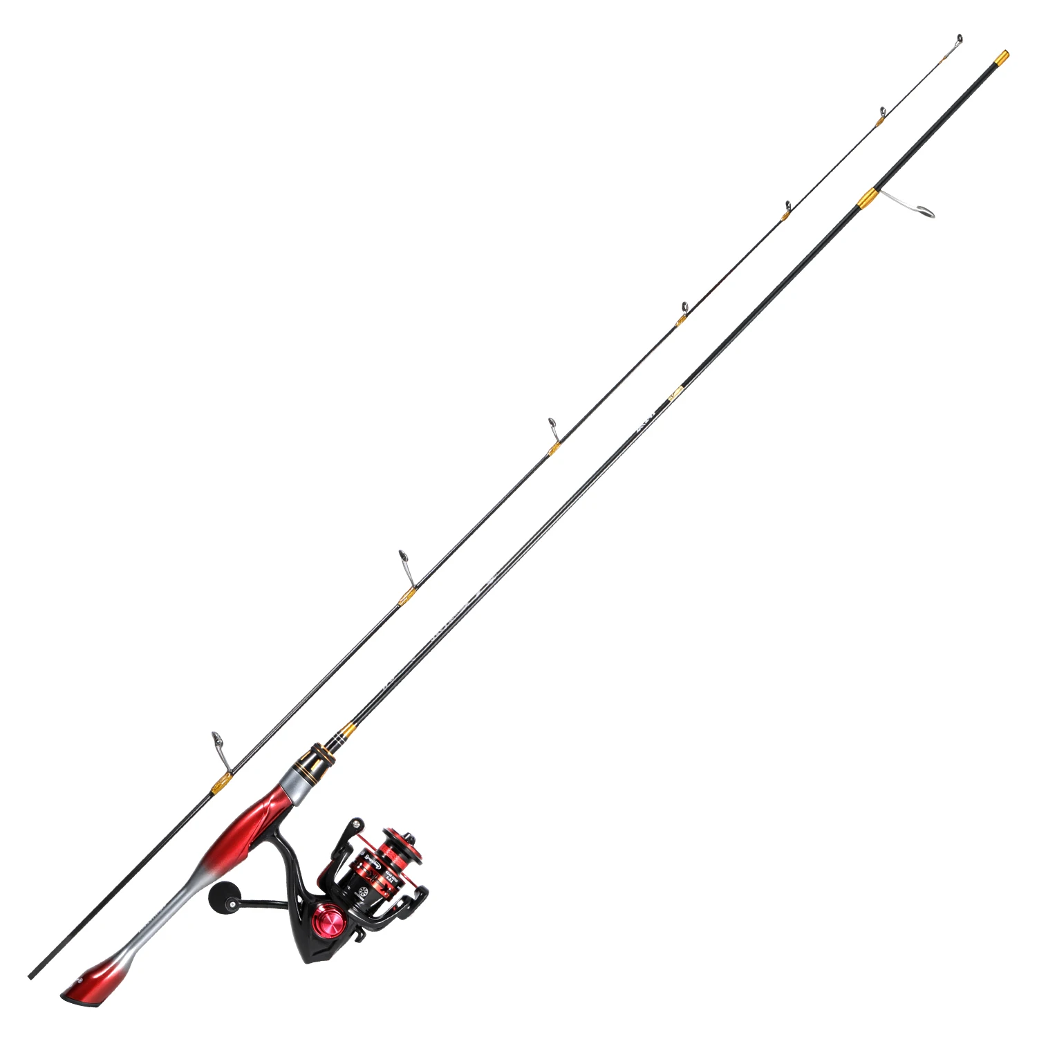 Combo Sougayilang caña spinning 1.8m y carrete carbono para lubina - imagen 4