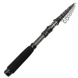 Caña telescópica de carbono mini – Sección corta para pesca marítima