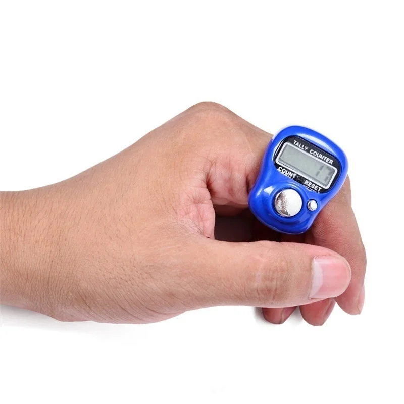 Mini marcador de punto y medidor de dedo de fila, contador Digital electrónico LCD para coser, herramienta de tejido, 2 uds. - imagen 5