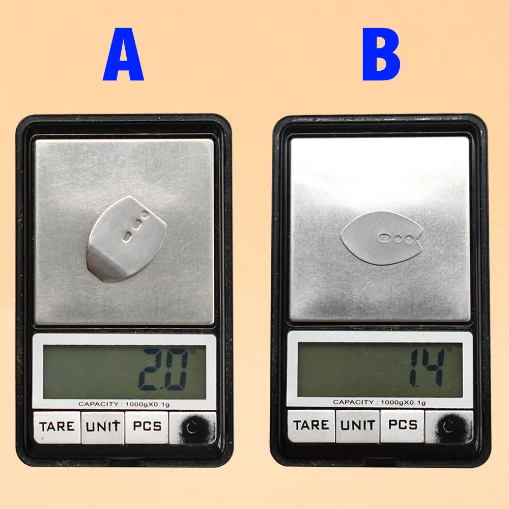 Plantilla de natación de acero inoxidable Original, 6 uds., hojas de bailarina, cuchillas de Chatterbait, cuchillas giratorias, accesorios de cuchillas de agua dulce y salada - imagen 4