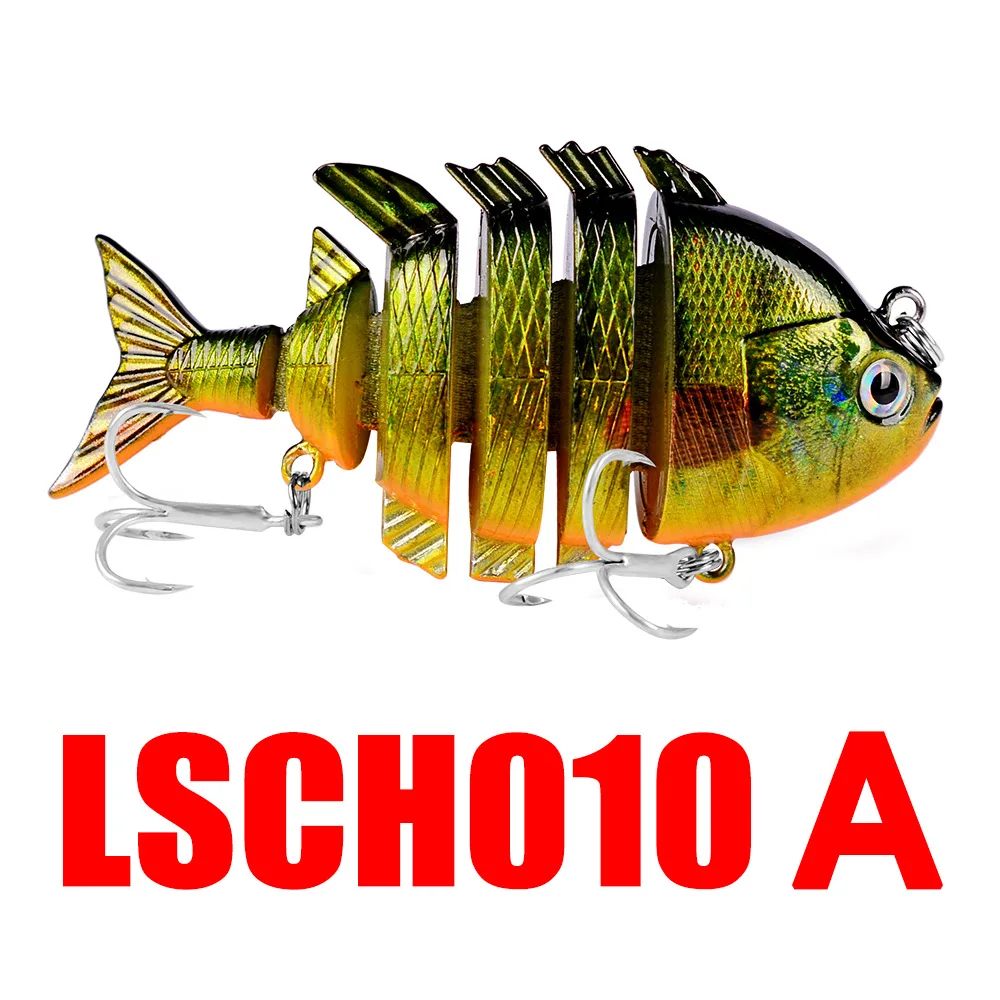 LSCHO10A Un señuelo de pesca multicolor vibrante diseñado para capturas efectivas