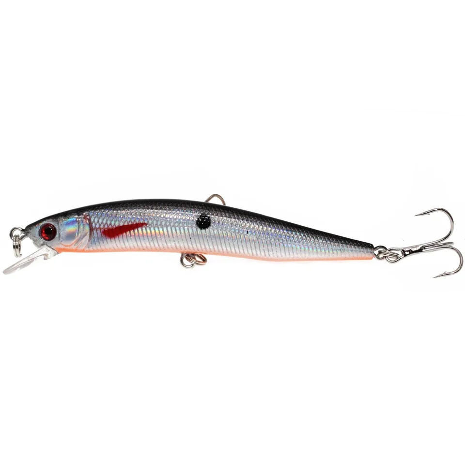 Señuelo de pesca duro Minnow con 2 anzuelos, señuelo de aparejos de pesca, ojos 3D, envío gratis, 18 cm, 8,2g, 1 lote - imagen 5