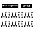 20PCS Ring Swivel