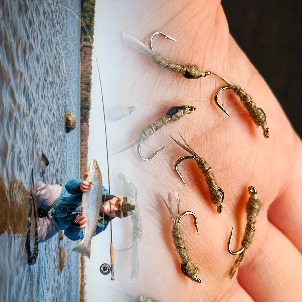 Moscas húmedas biónicas para pesca con mosca – señuelo carpa - imagen 2