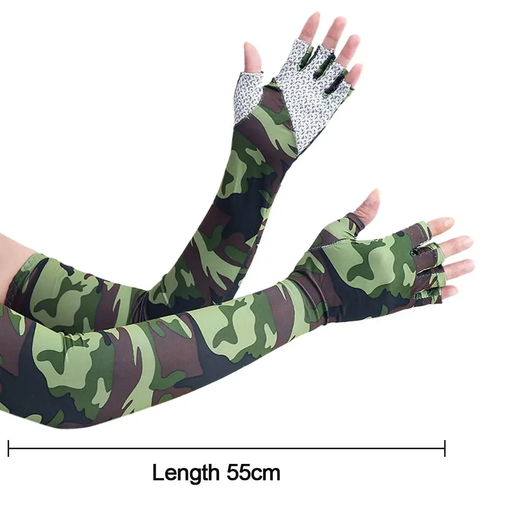 Fundas de brazo de refrigeración para hombre y mujer, protección solar UV para deportes, ciclismo y pesca al aire libre, 1 par - imagen 5