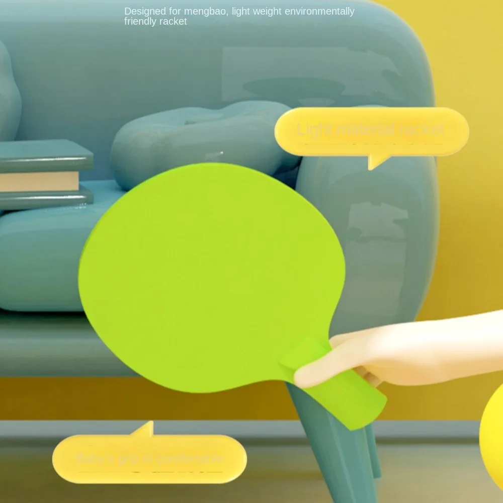 Entrenador de tenis de mesa colgante, interacción de autoentrenamiento, Ping Pong, coordinación de autoentrenamiento, juguete deportivo de rana de dibujos animados - imagen 3