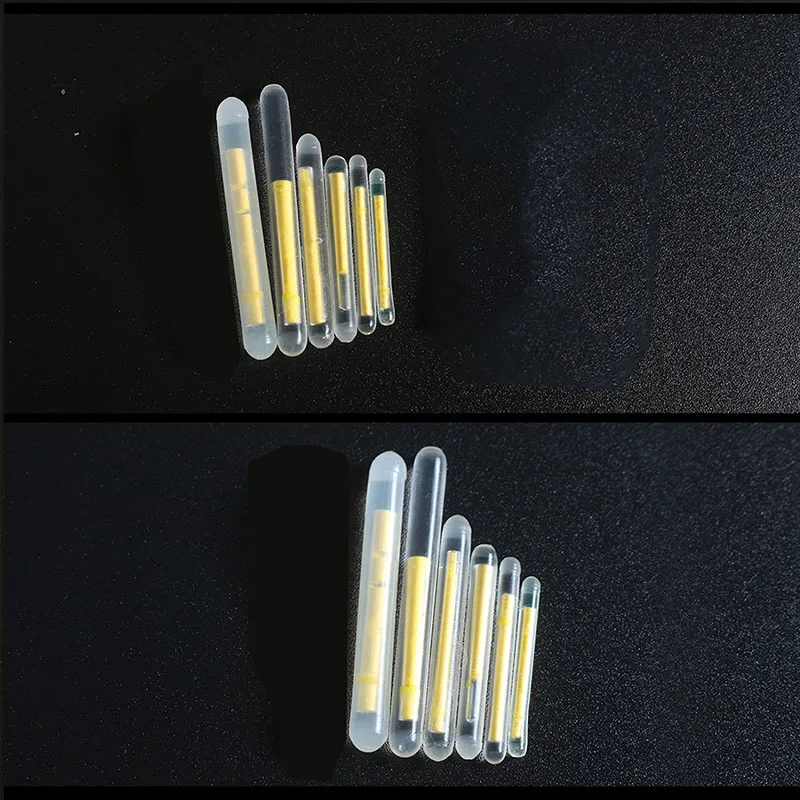 Barra de luz fluorescente para pesca nocturna, Accesorios luminosos de 2,2-4,5mm, 10/50 unidades por lote - imagen 4