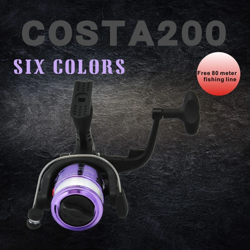 Carrete de pesca ORJD, carrete totalmente de Metal, carrete giratorio, mango de acero inoxidable, carrete de línea, accesorios de pesca de agua salada - imagen 2