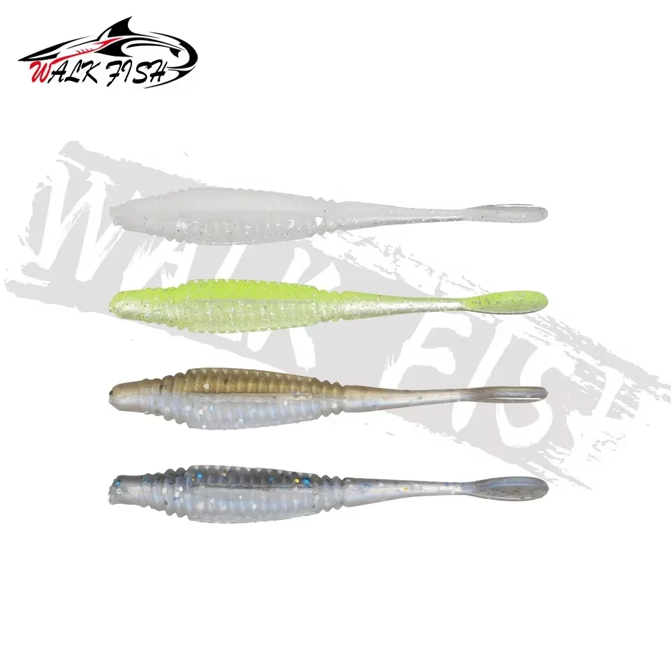 WALK FISH Señuelos Jig Gusano Hilo Luminoso Lubina Trucha - imagen 3