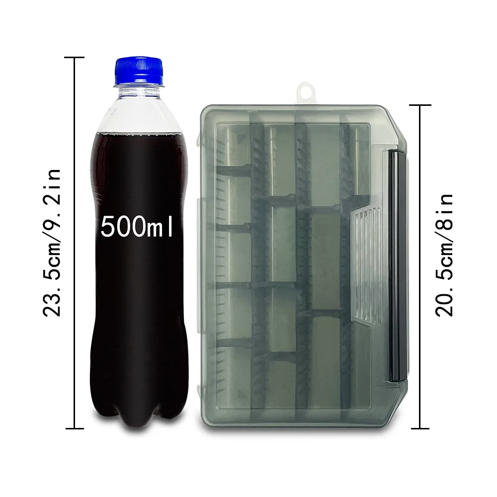 Caja de almacenamiento multifuncional para cebo Lua, caja de accesorios de pesca de plástico, caja especial para aparejos de pesca, caja de cebo falso - imagen 3