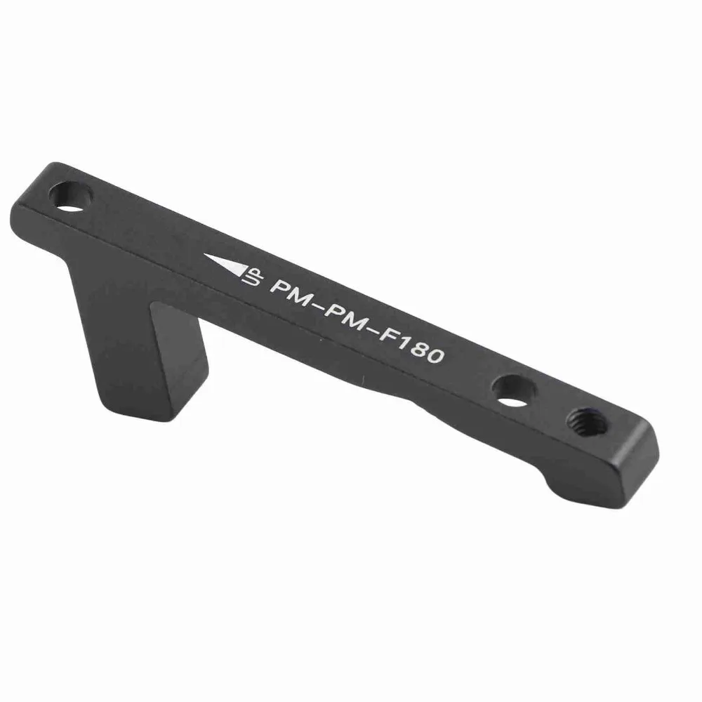 Adaptador de montaje de soporte de freno de disco de aleación de aluminio 140/160/180/203mm adaptador de Rotor de freno de bicicleta negro ultraligero