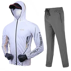 Conjunto de pesca técnica con protección solar UV – Chaqueta y pantalón