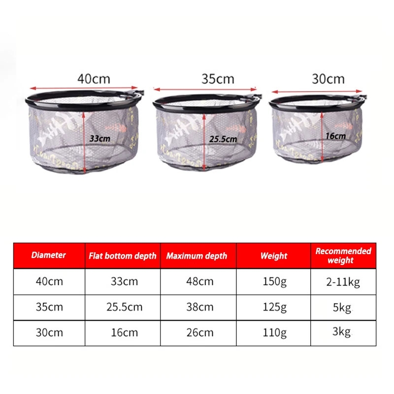 Cabezal de red de pesca de carbono antigancho, red de pesca ultraligera de aleación de titanio, red de pesca de profundización sólida, accesorios de herramientas de pesca - imagen 5