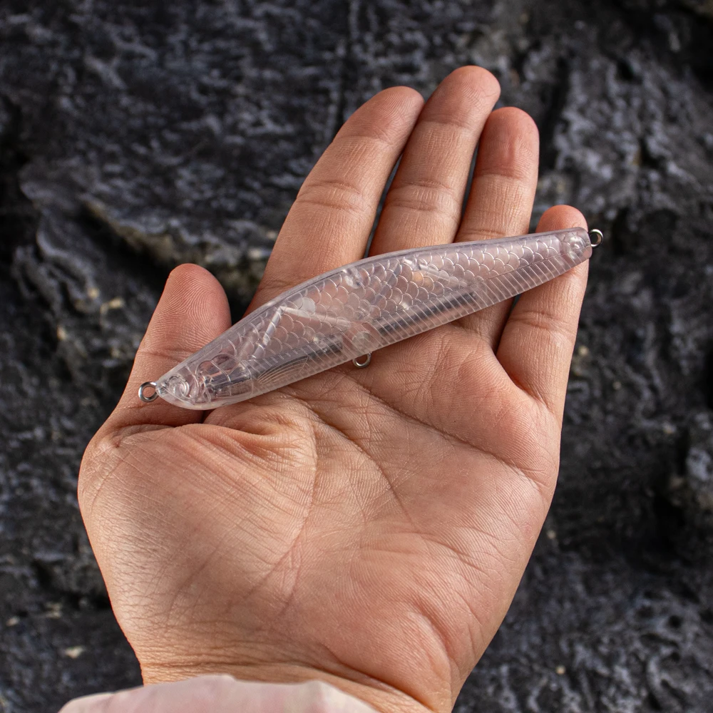 Señuelos tipo lápiz duros Dr.Holife sin pintar 9.5 cm para pesca - imagen 3