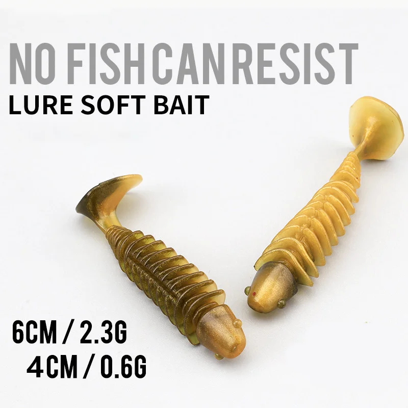 Señuelos de vinilo 4cm y 6cm – Swimbaits para carpa y lubina