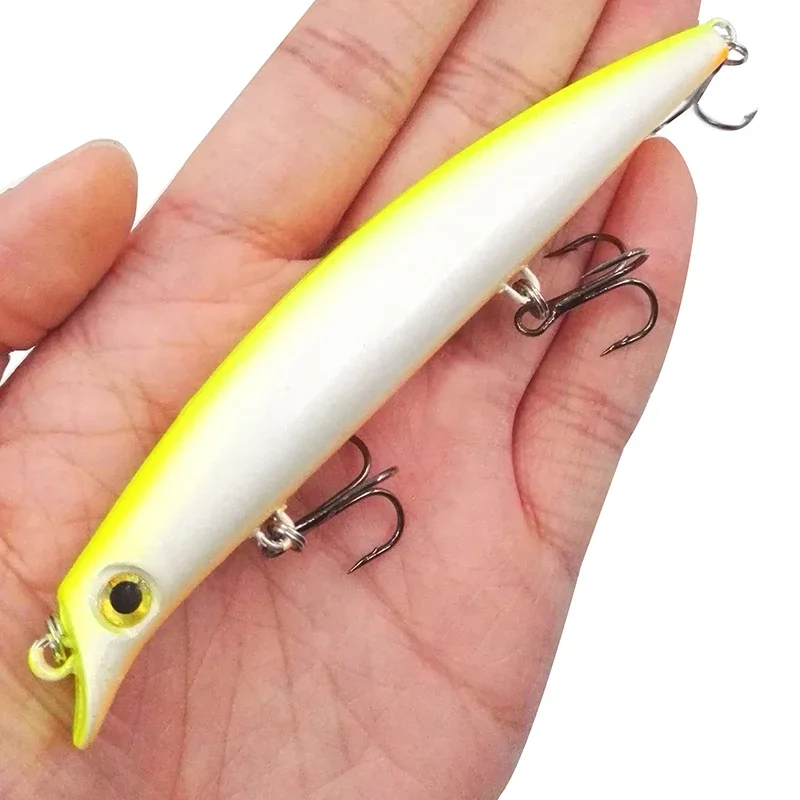 OUTKIT-señuelo de pesca láser, 1 unidad, 16g, 12cm, pececillo oscilante, señuelo flotante, cebo duro, Wobblers de pesca, Crankbait Artifici - imagen 4