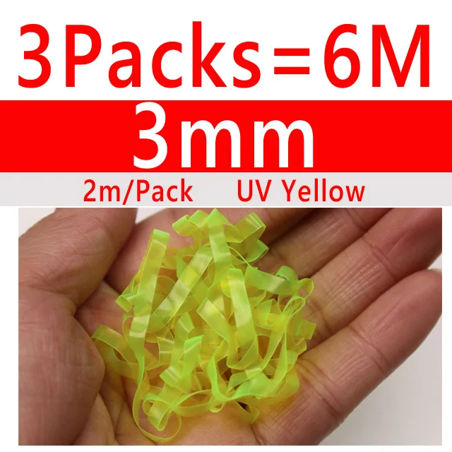3packs 3mm UV Yellow