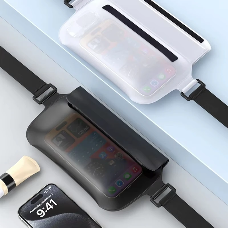 Bolsa de natación impermeable para esquí, deriva, buceo, bolso de hombro, riñonera, bolsa para teléfono subacuática, protección para natación en la playa