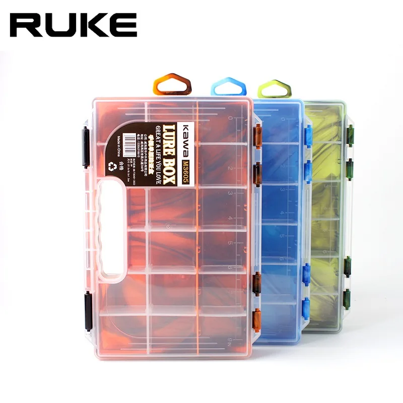 Caja Organizadora Ruke para Señuelos y Accesorios de Pesca Portátil