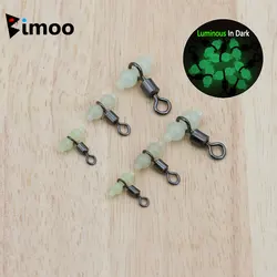Bimoo 20 piezas 4 #   2 #   2/0 luminoso línea cruzada calabaza giratoria barco aparejos de pesca conector accesorios de aparejos de pesca de agua salada