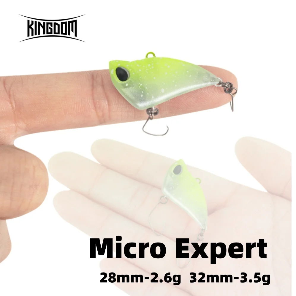 Kingdom Mini Sinking Vibe 2,6 g 3,5 g künstliche harte Köder Lipless Kurbel Wobbler schnelle Vibration Köder für Barsch Bass Angelköder