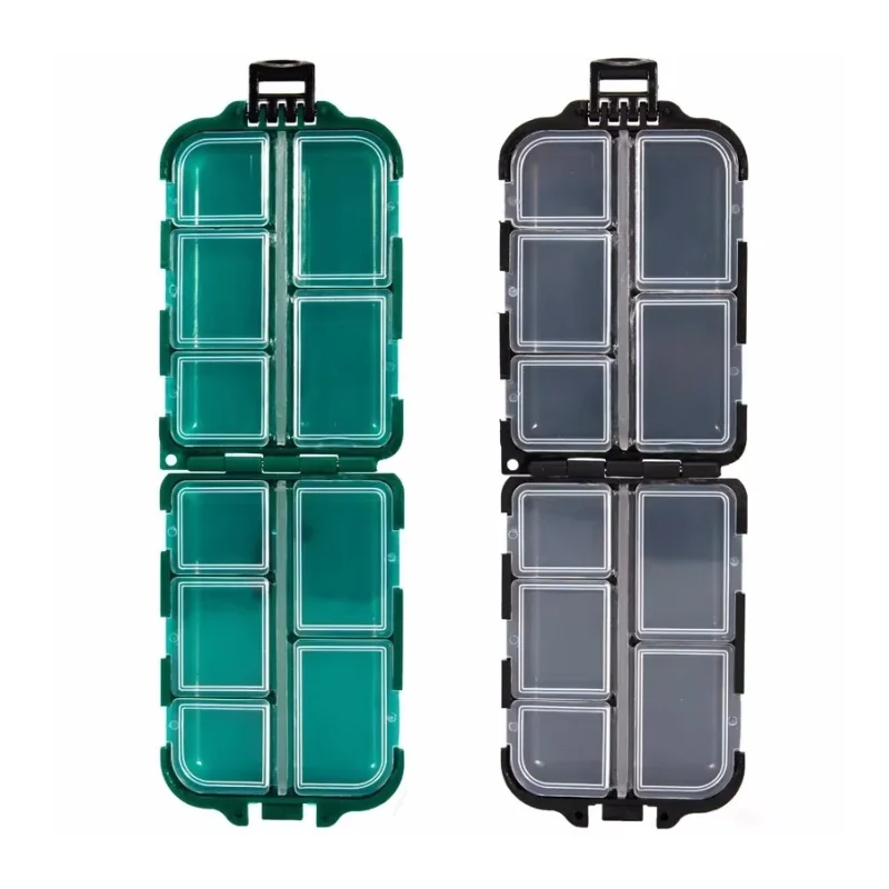Caja Pesca Doble Cara con Compartimentos para Señuelos y Anzuelos - imagen 3