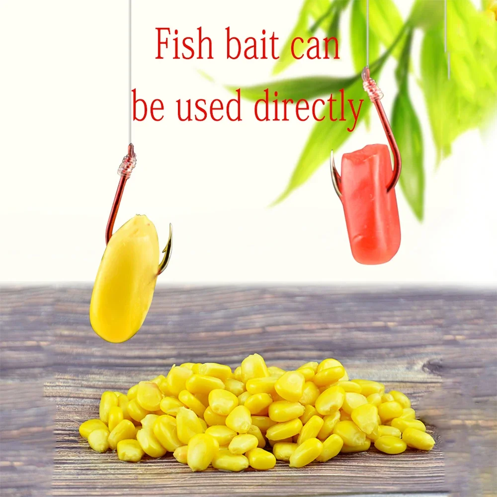 MNFT 25 piezas/50 piezas de silicona olor a maíz cebo suave agua flotante maíz carpa Señuelos de pesca cebos de goma artificiales - imagen 5